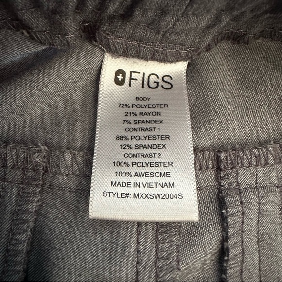 Figs Tansen Jogger Scrub Pants Graphite Grey Mens Medical Workwear Size M/S 1517 - Picture 8 of 12